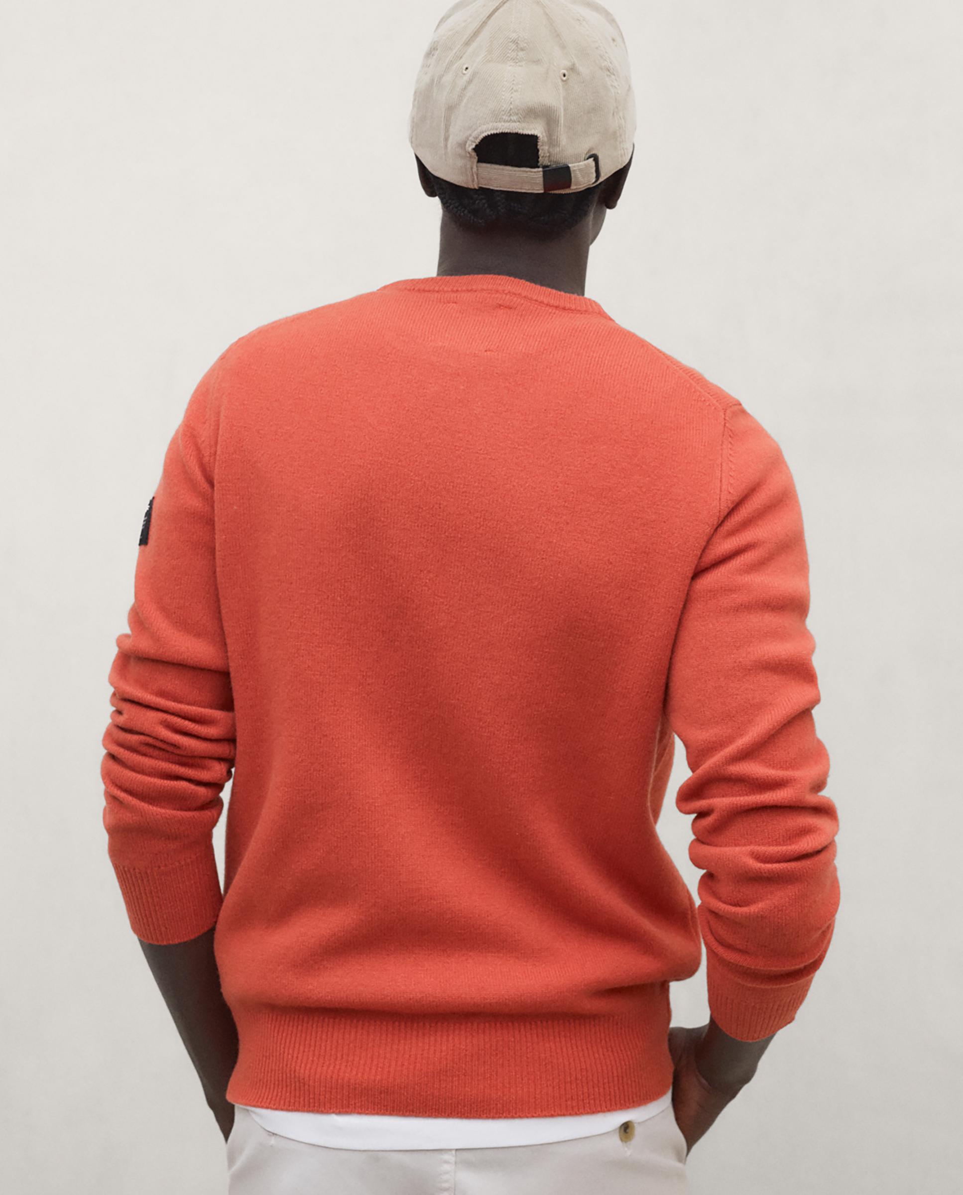 Jersey de hombre laguna con cuello redondo - Ecoalf - Naranja Naranja-5
