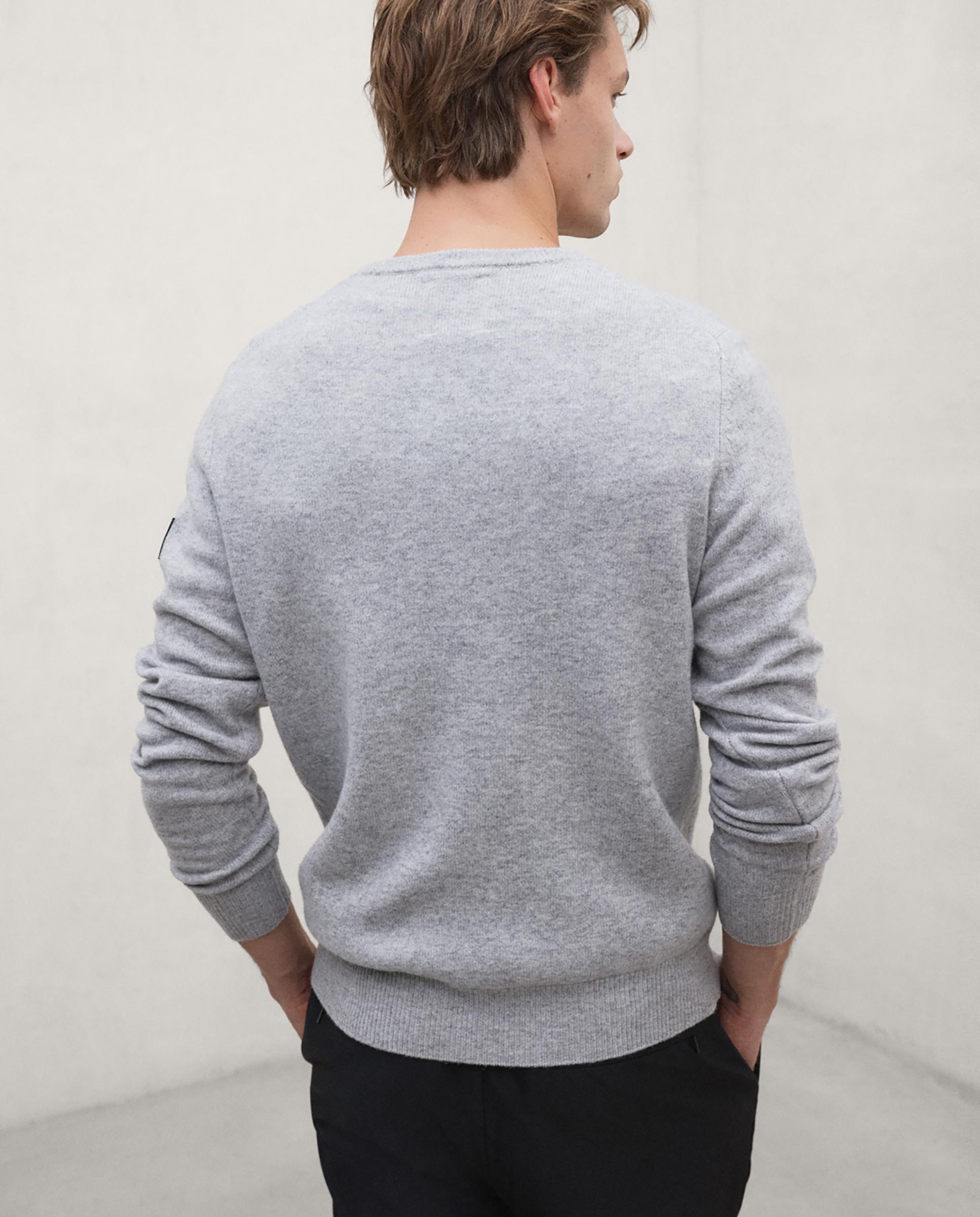 Jersey de hombre laguna con cuello redondo - Ecoalf - Gris Gris-3