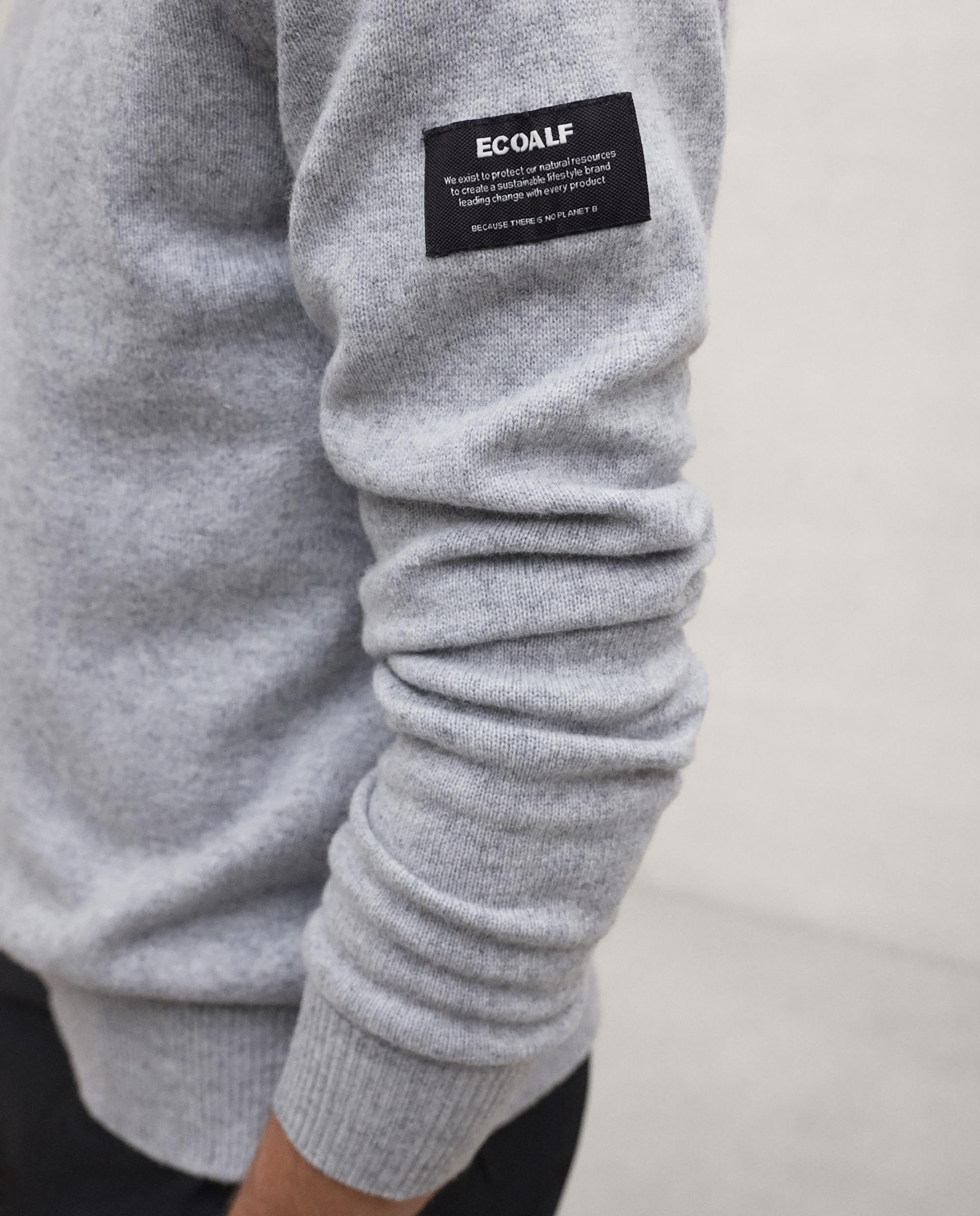 Jersey de hombre laguna con cuello redondo - Ecoalf - Gris Gris-4