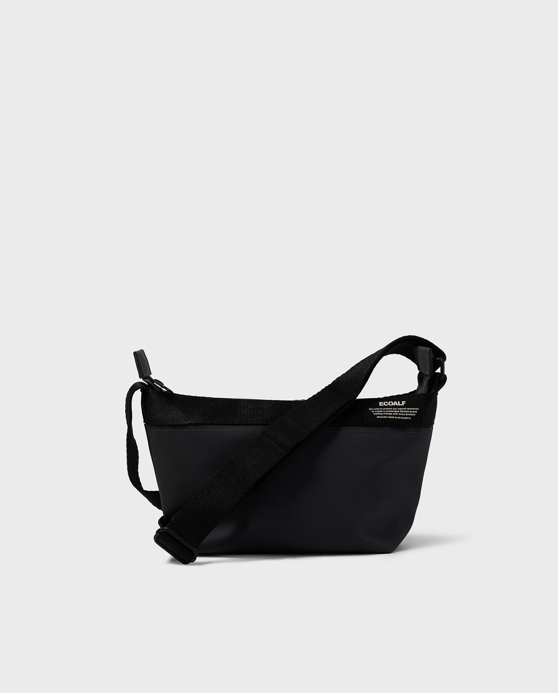Bandolera de mujer areny con correa ajustable - Ecoalf - Negro Negro-1
