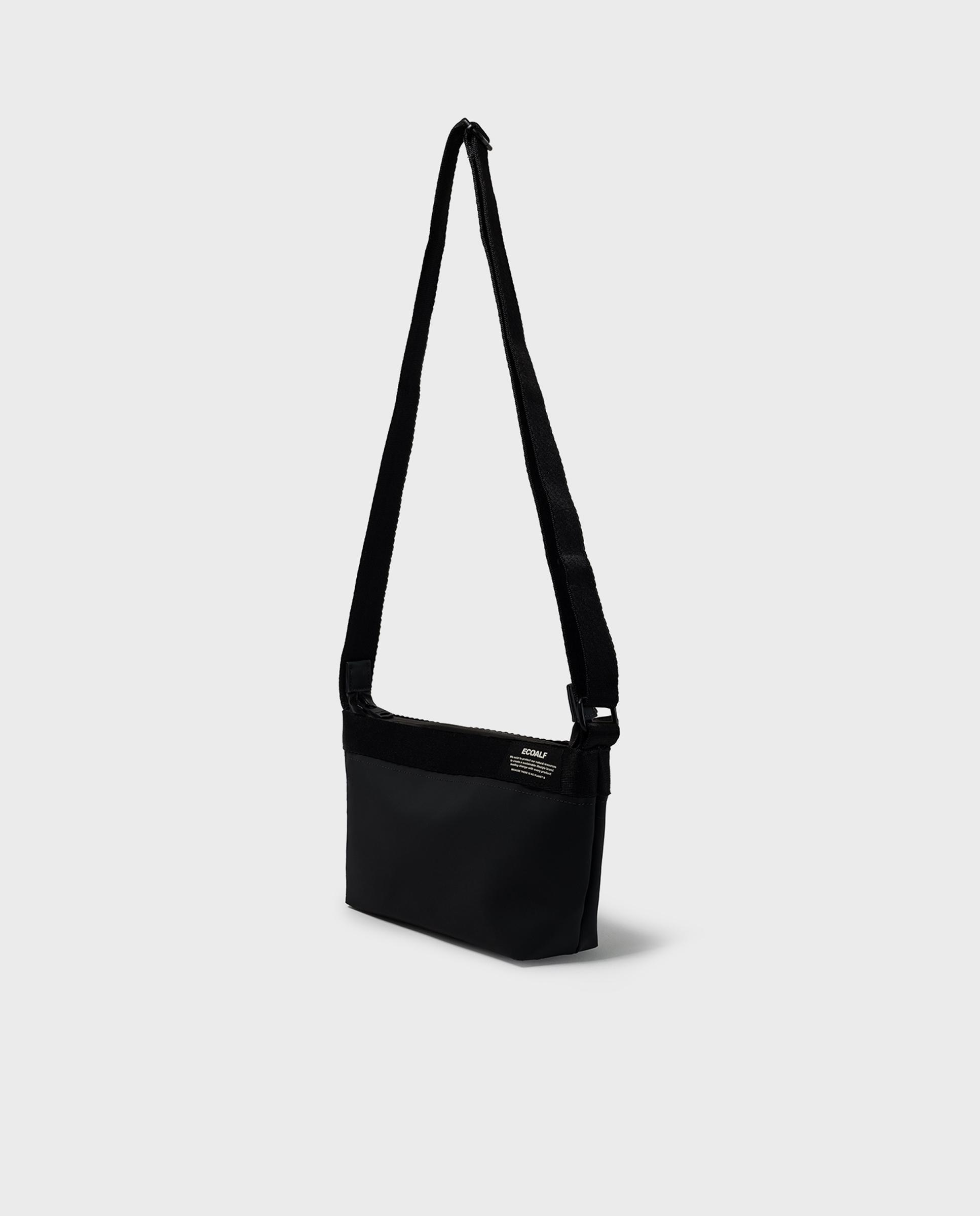 Bandolera de mujer areny con correa ajustable - Ecoalf - Negro Negro-4