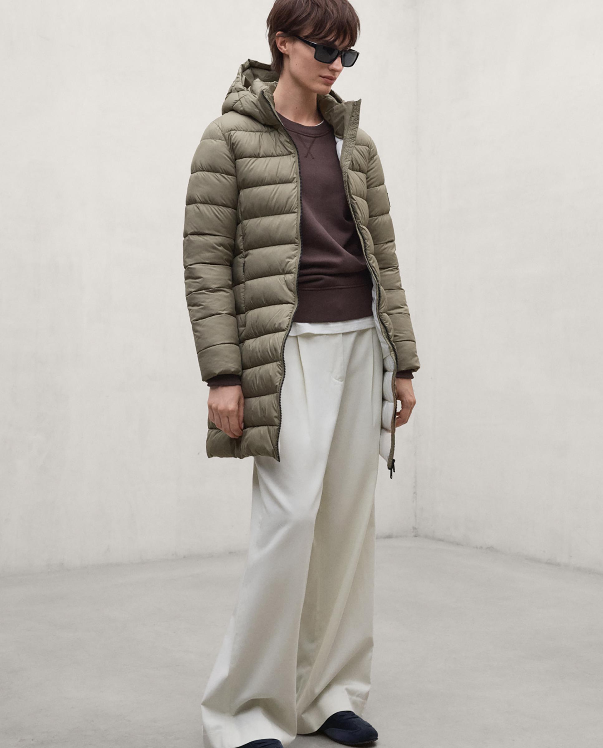 Plumífero de mujer cronulla repelente al agua - Ecoalf - Beige Beige-1