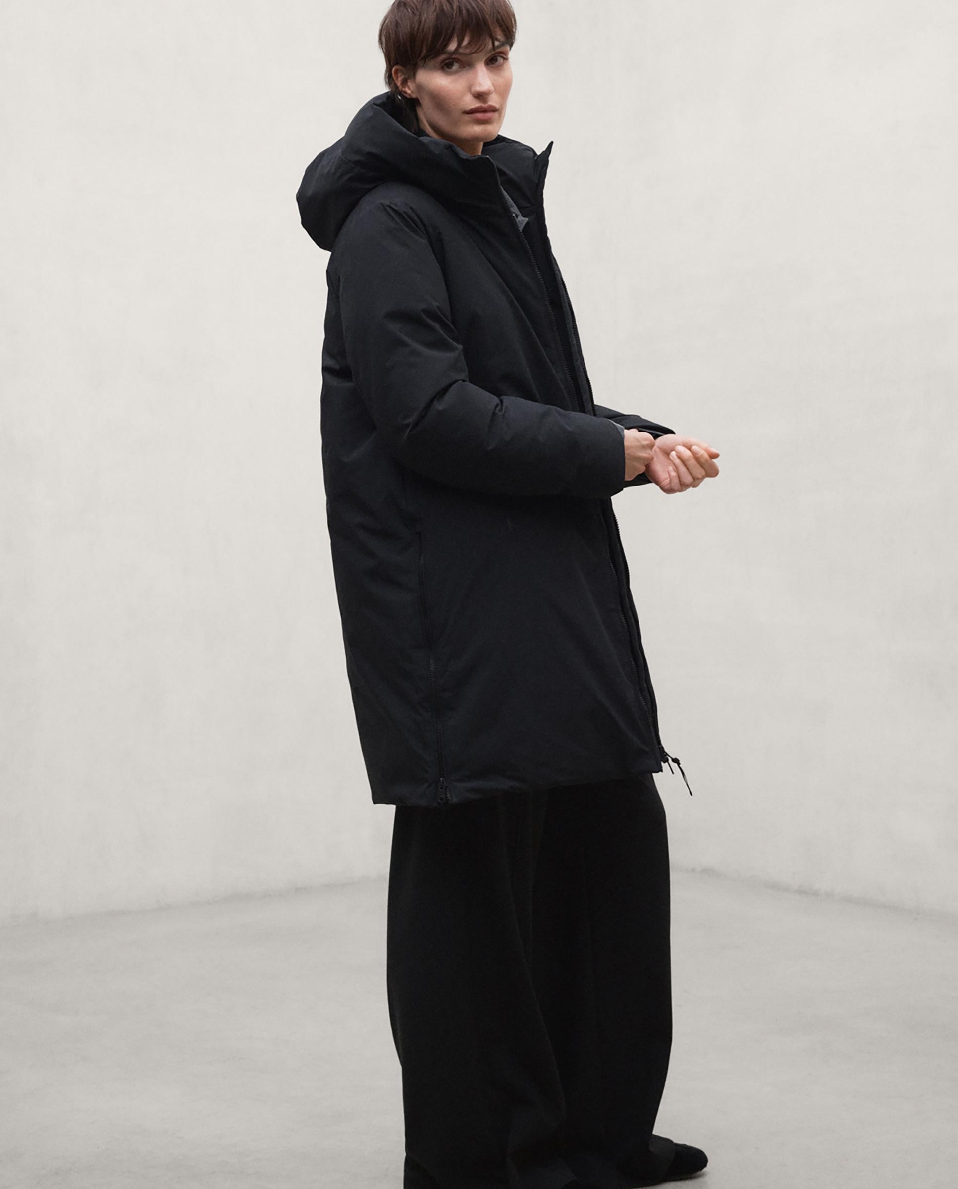 Imagen 2 de Abrigo de mujer mati con cremallera - Ecoalf - Negro Negro