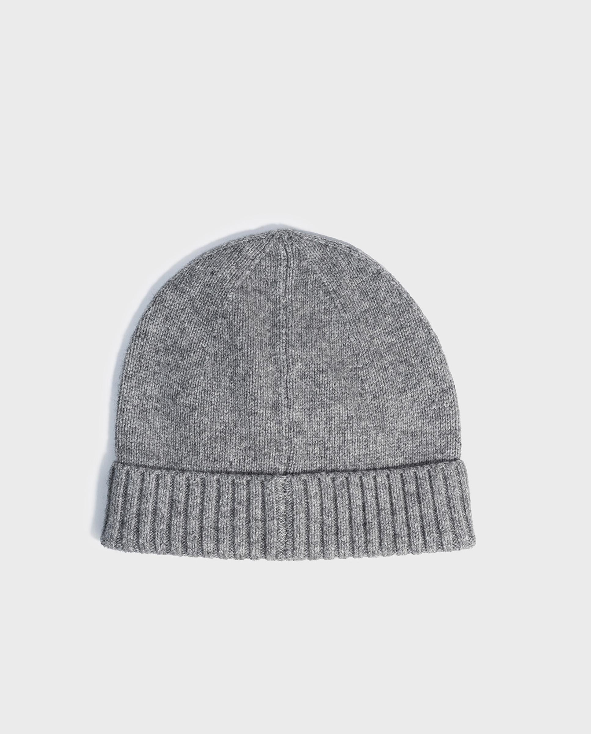 Gorro unisex jacques de lana con borde acanalado - Ecoalf - Gris Gris-3