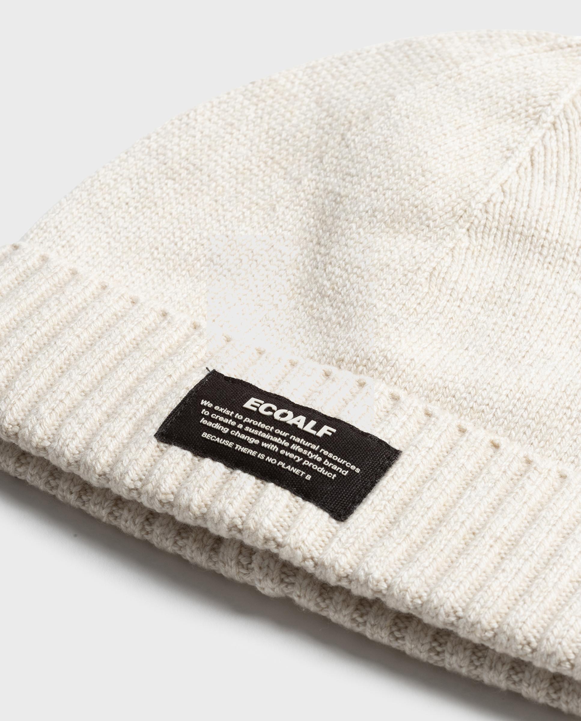Gorro unisex jacques de lana con borde acanalado - Ecoalf - Beige Beige-2