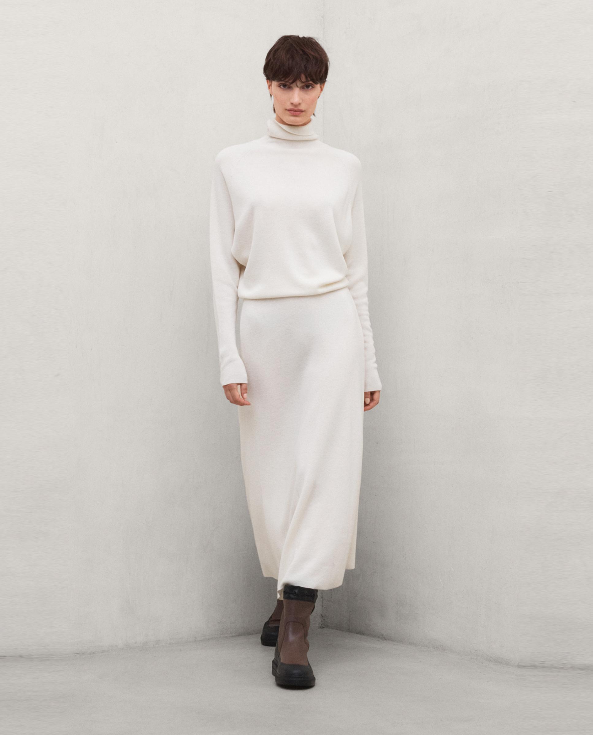 Vestido annie de corte ajustado y mangas raglán - Ecoalf - Beige Beige-1