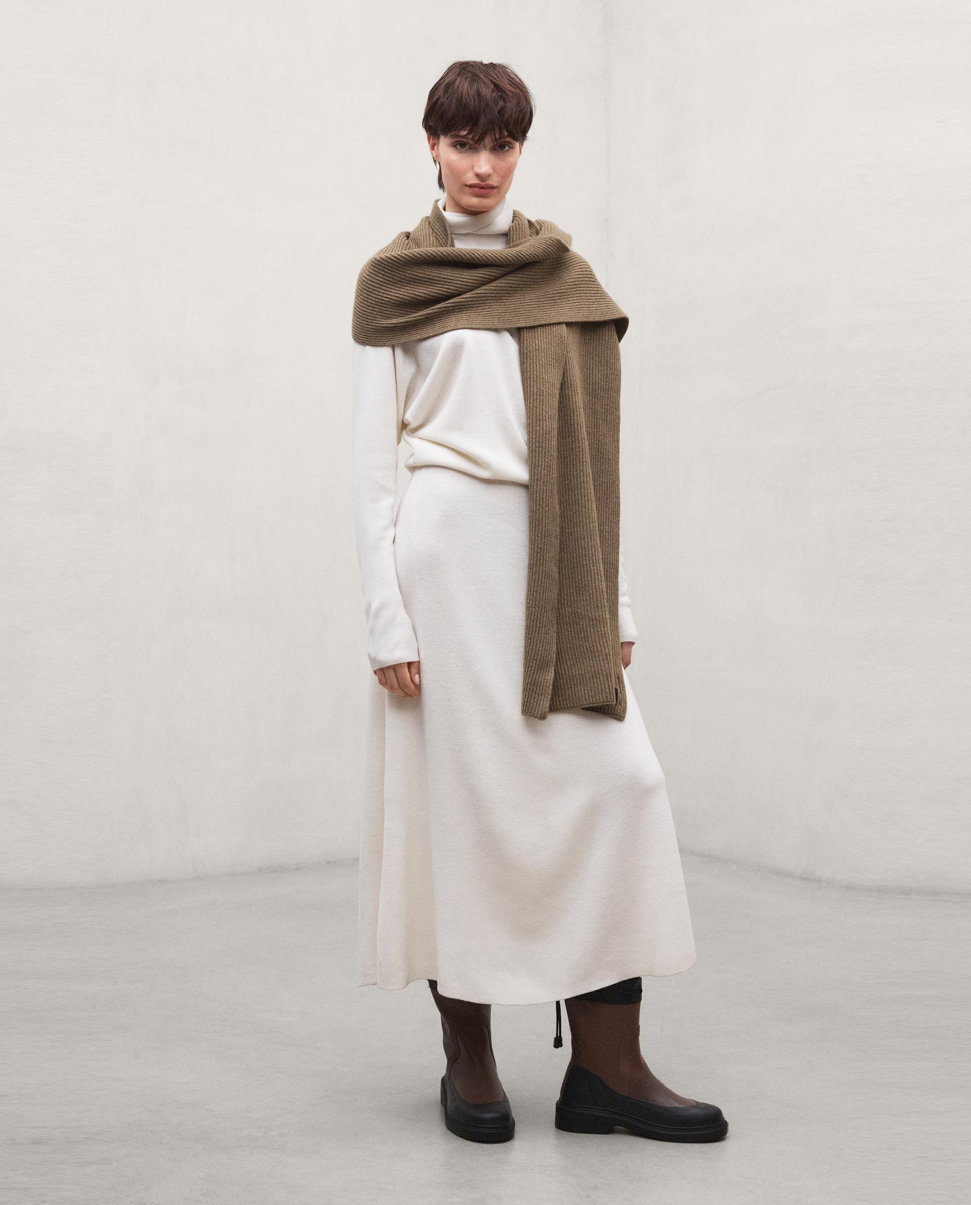 Vestido annie de corte ajustado y mangas raglán - Ecoalf - Beige Beige-4