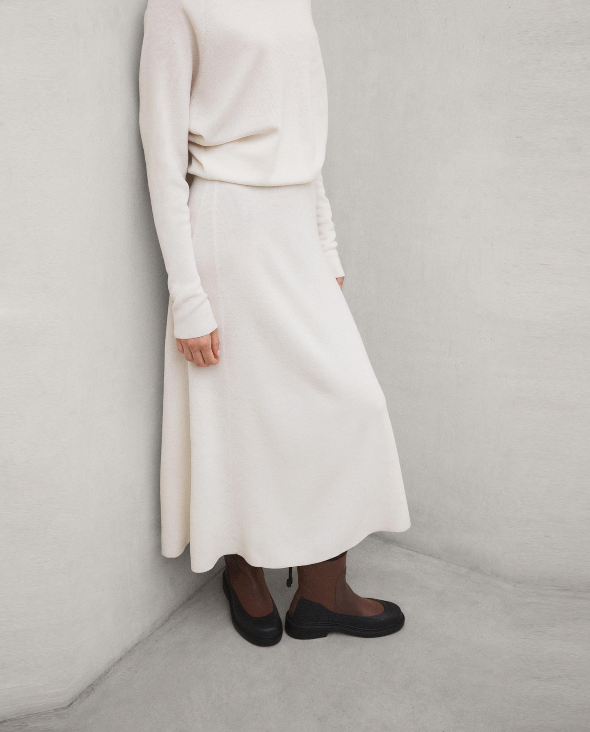 Vestido annie de corte ajustado y mangas raglán - Ecoalf - Beige Beige-5
