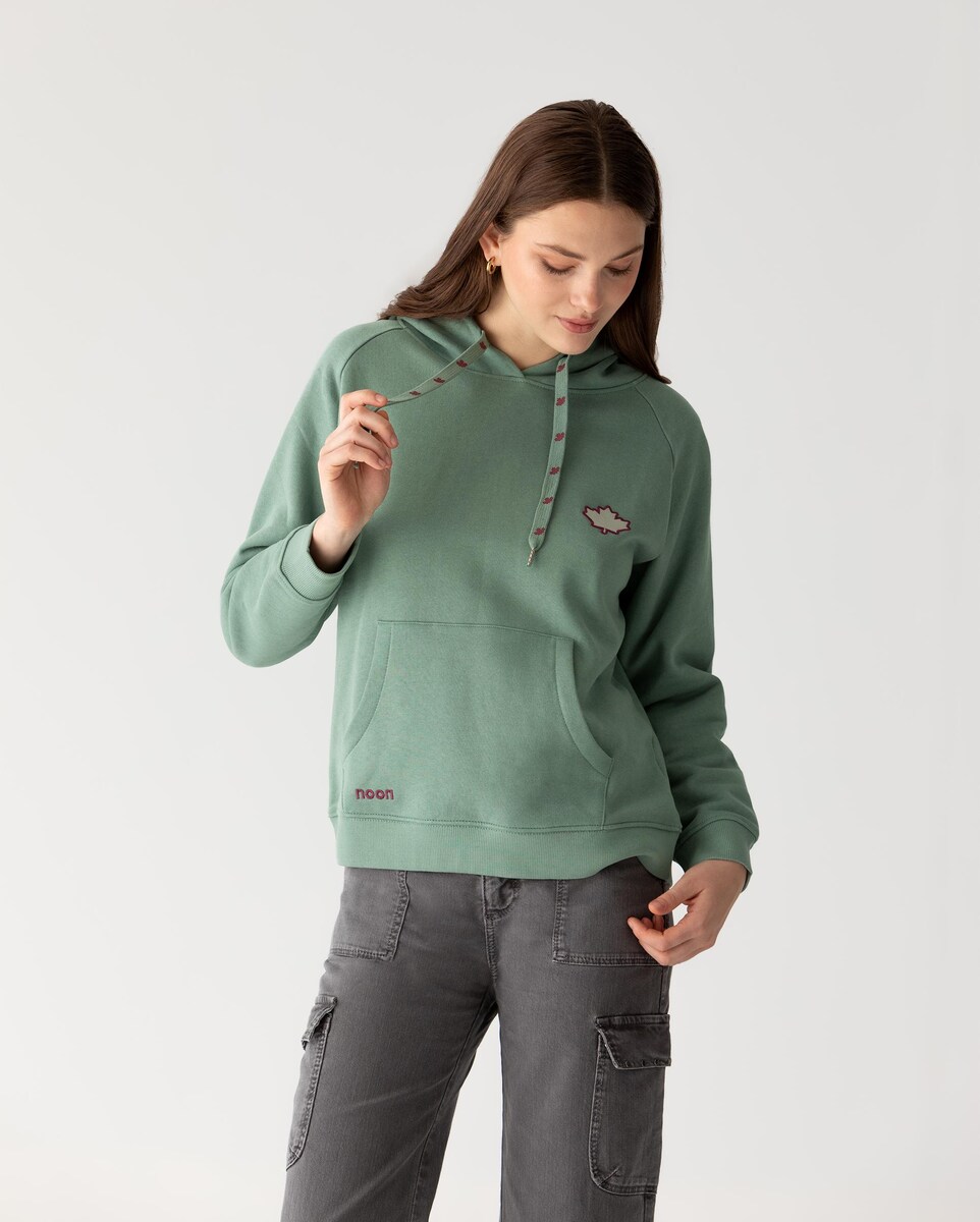 Sudadera de mujer con capucha y bolsillo de canguro · Noon · El