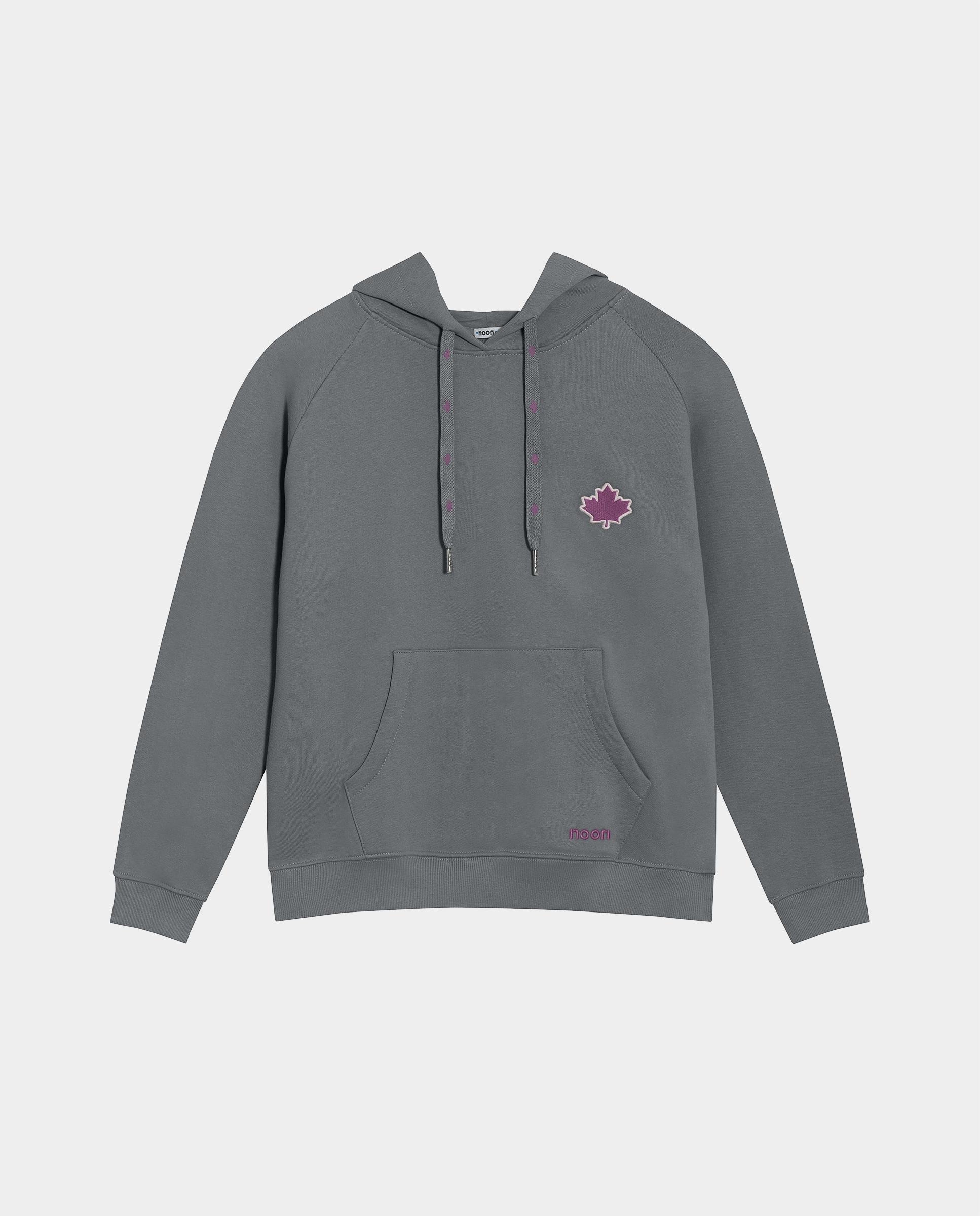 Imagen 5 de Sudadera de mujer con capucha y bolsillo de canguro - Noon - Gris Gris