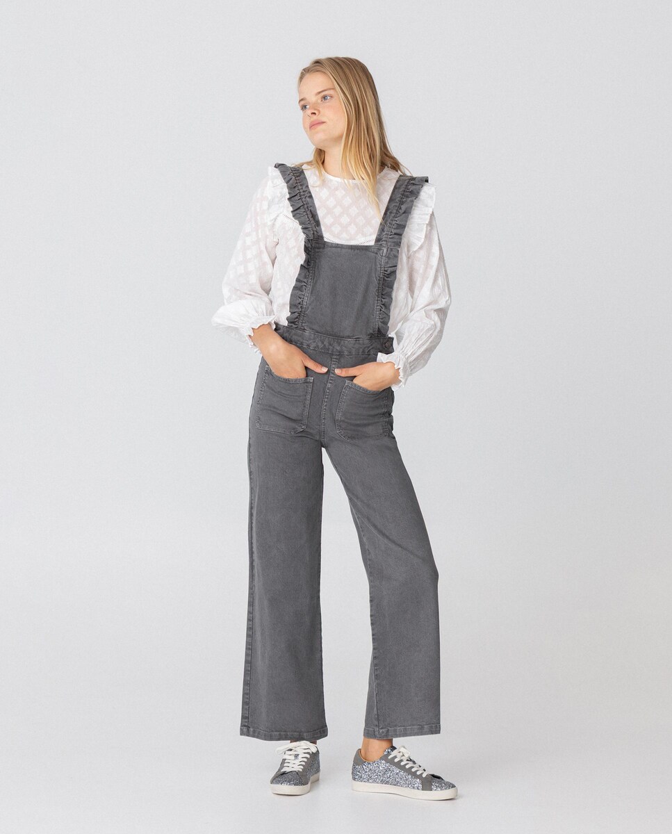 Peto de mujer de talle alto con volantes · Noon · El Corte Inglés