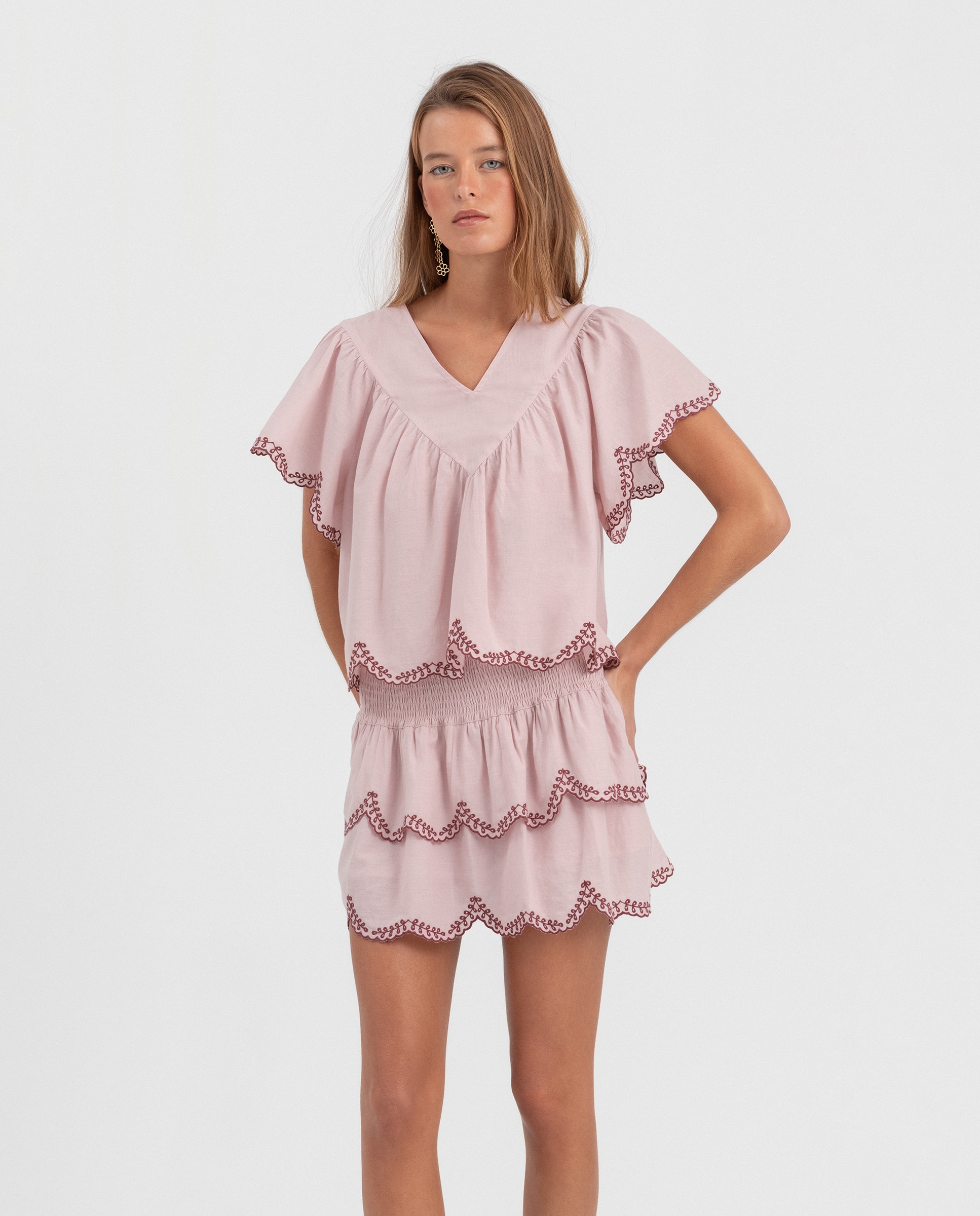 Noon - Blusa fluida de mujer.