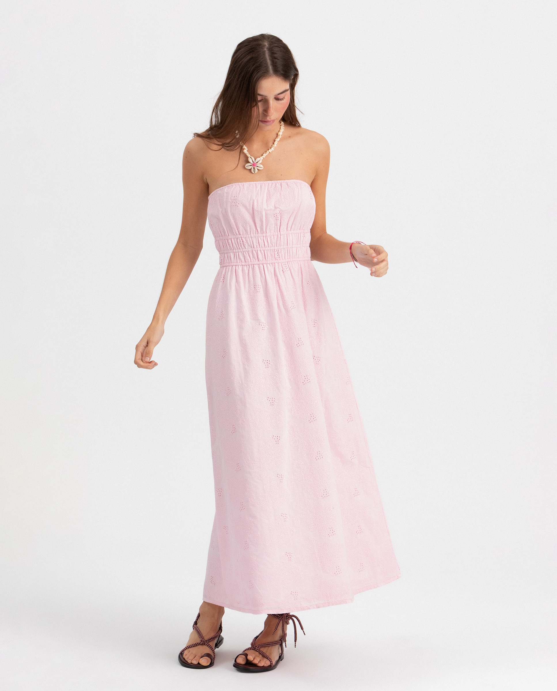 Noon - Vestido midi sin mangas.