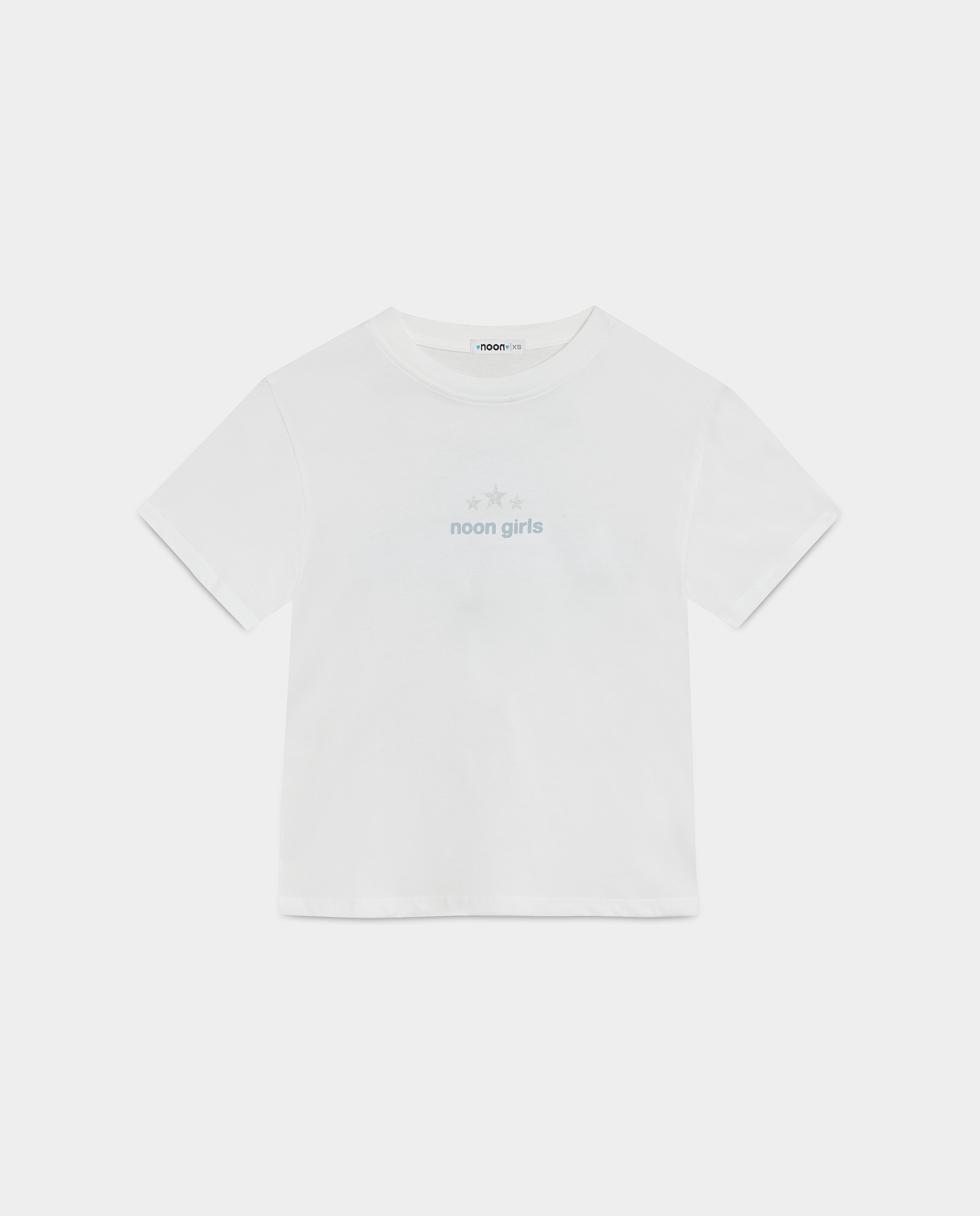 Camiseta manga corta de mujer y estrellas - Noon - Blanco Blanco-6
