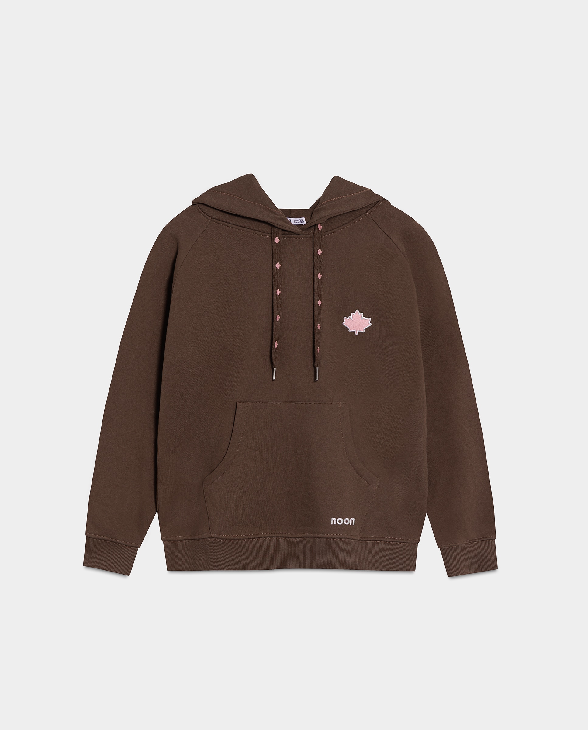 Sudadera de mujer con capucha y logo - Noon - Marrón Marrón-5