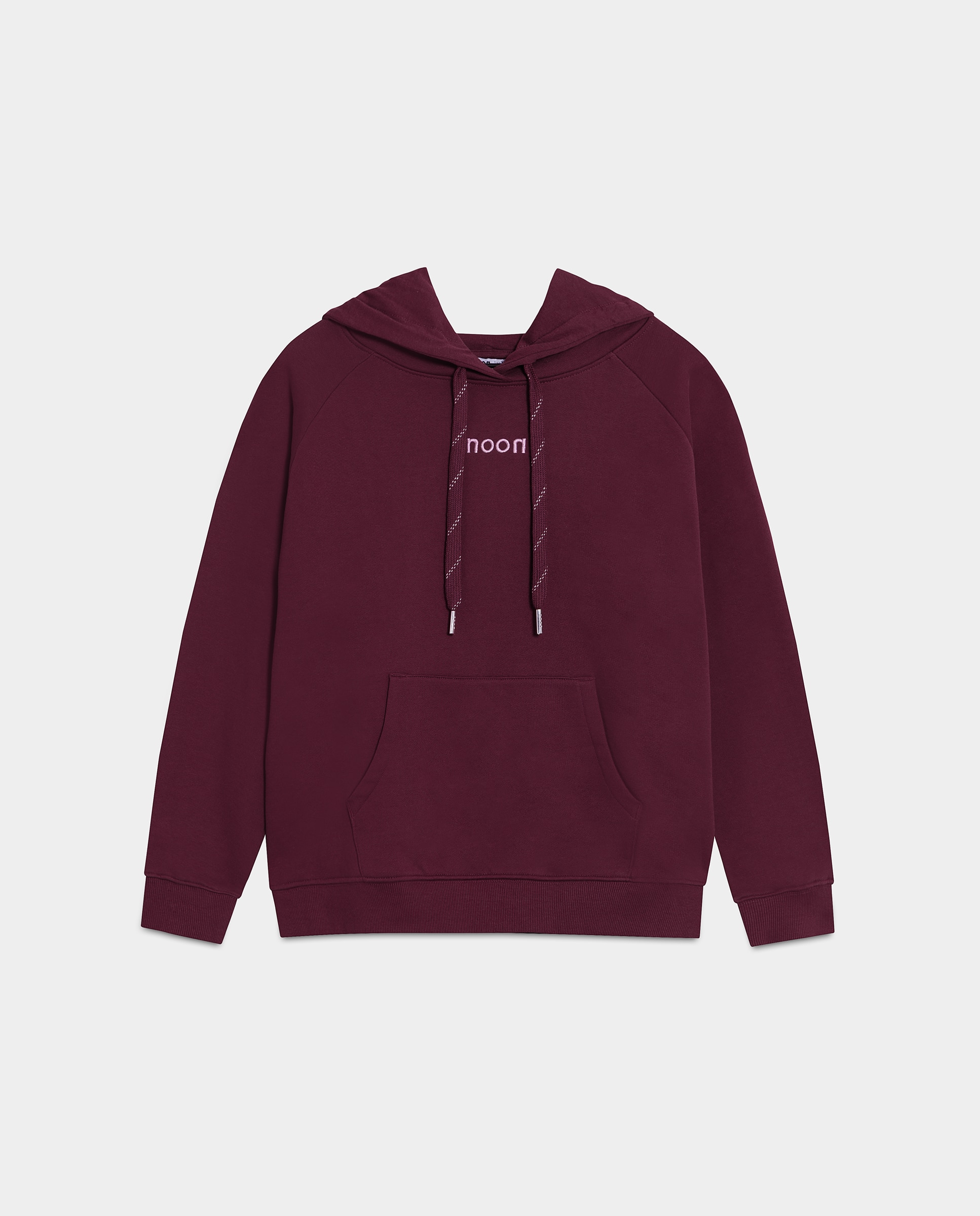 Sudadera de mujer con capucha y logo - Noon - Burdeos Burdeos-6