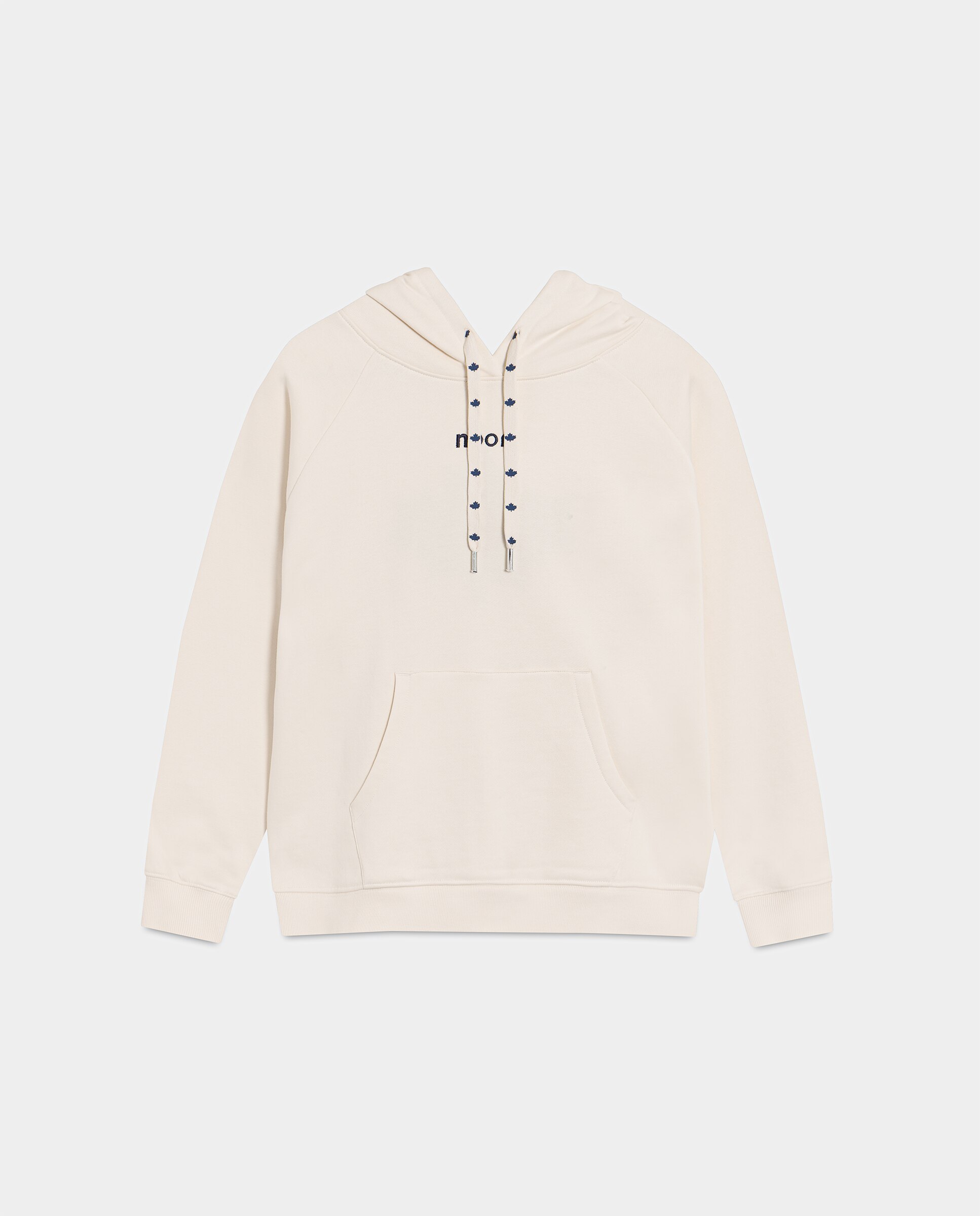 Sudadera de mujer con capucha y logo - Noon - Crudo Crudo-6