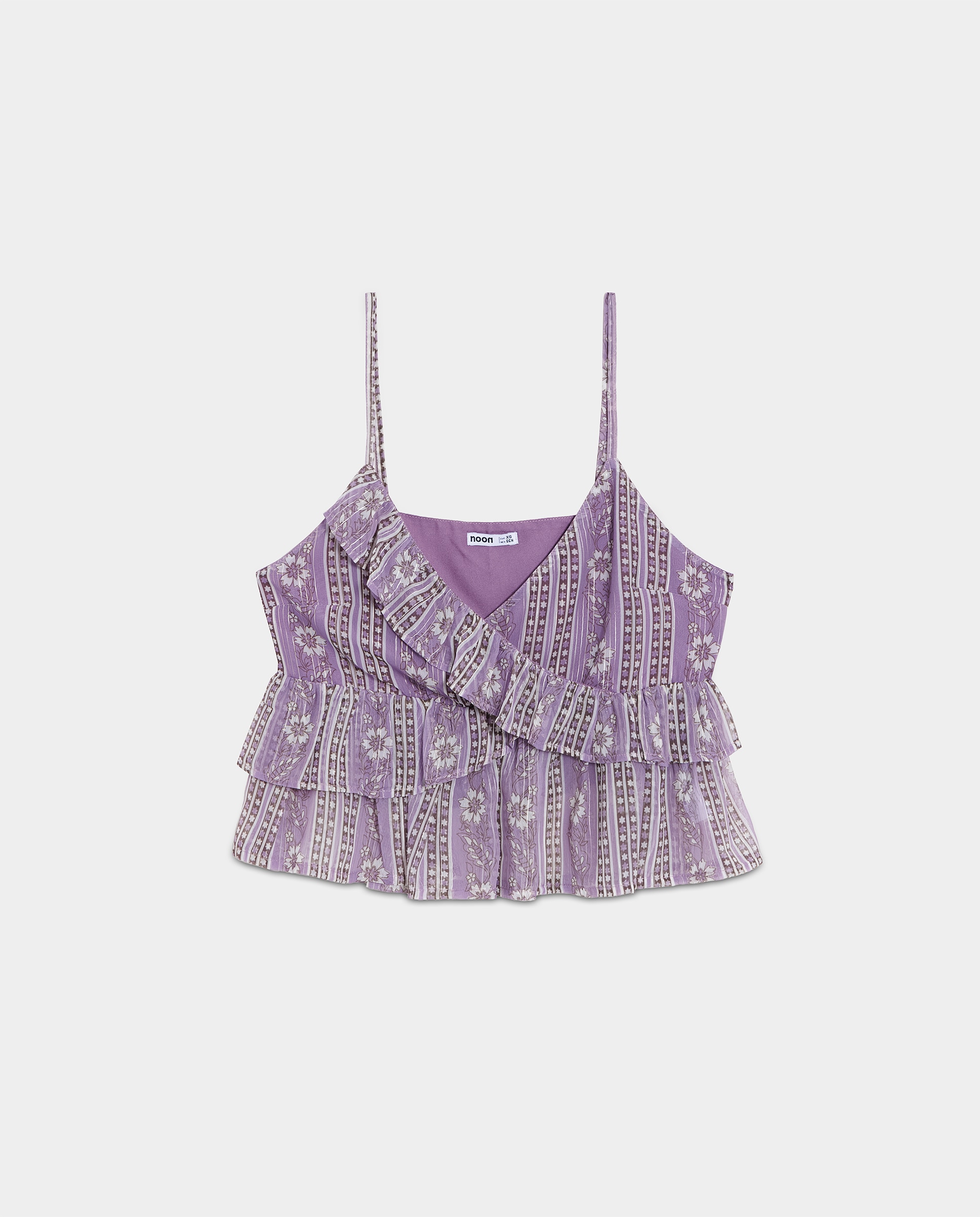 Top de mujer con tirantes y volantes - Noon - Lila Lila-5