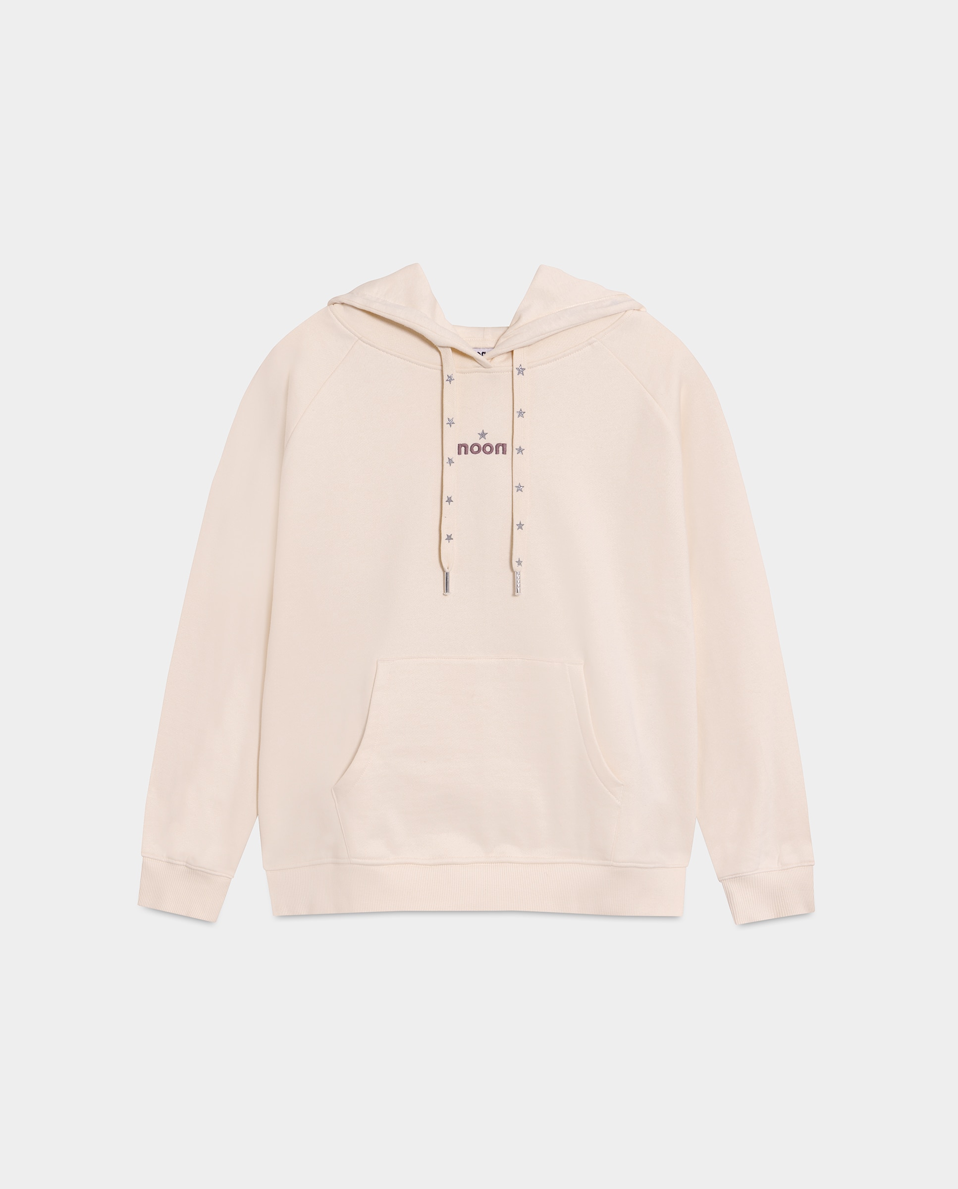 Sudadera de mujer con capucha y logo - Noon - Crudo Crudo-6