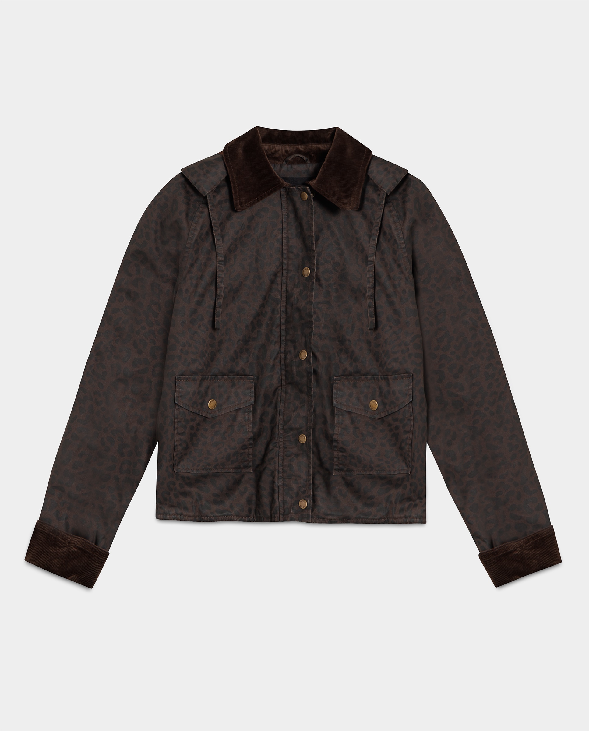 Parka impermable de mujer con capucha - Noon - Marrón Marrón-5
