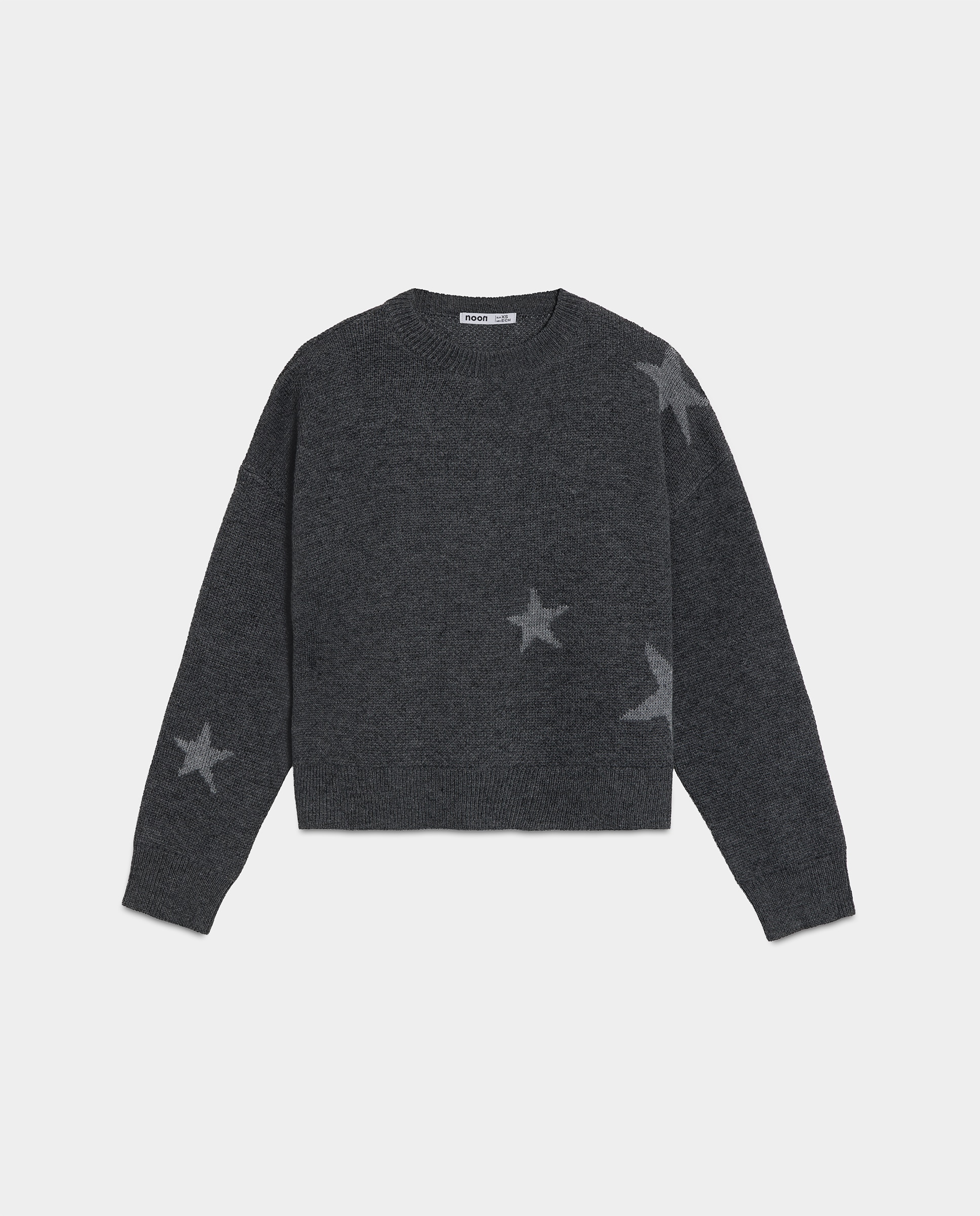 Imagen 5 de Jersey de mujer estampado estrellas - Noon - Gris Gris