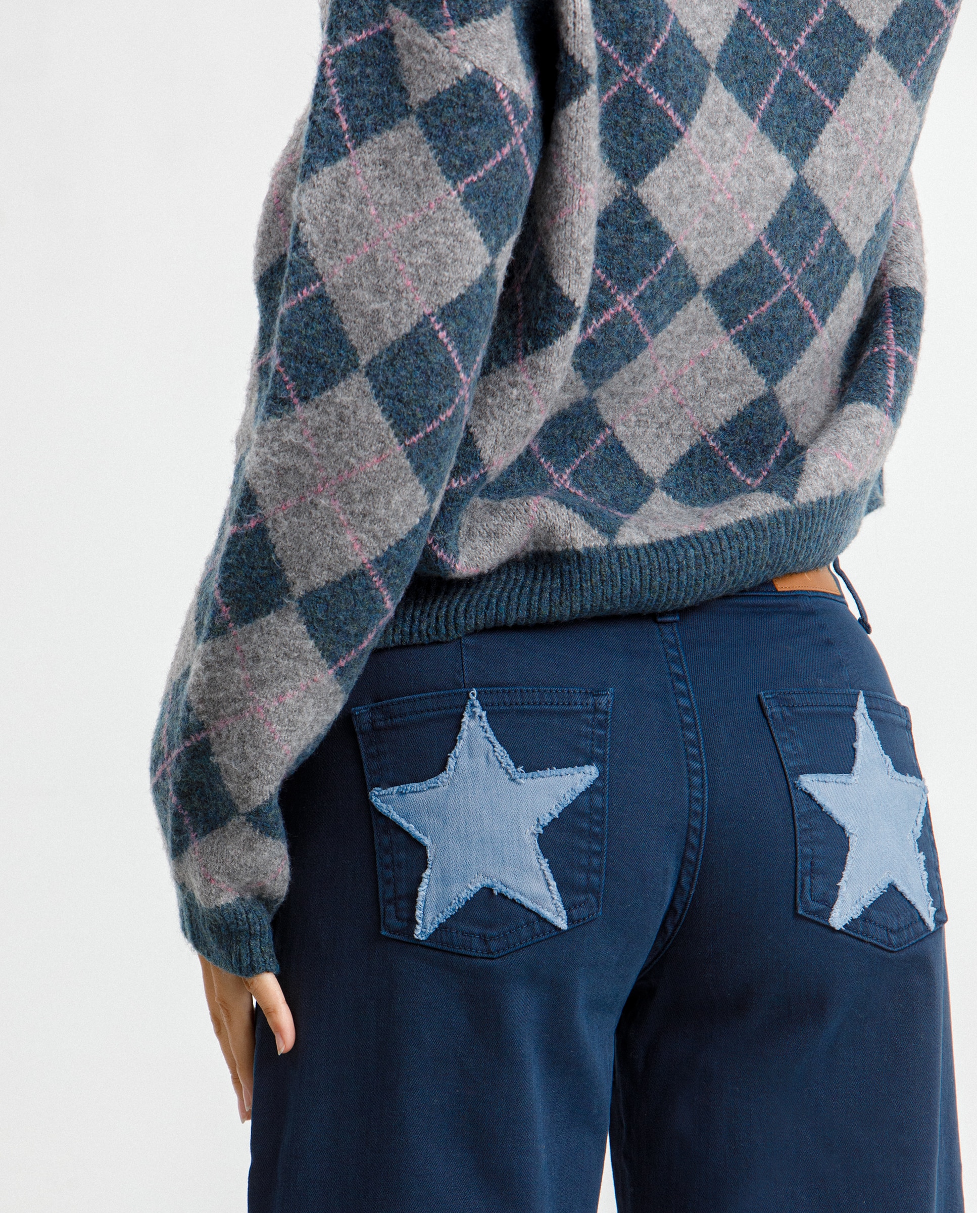 Imagen 3 de Vaquero de mujer parches estrellas - Noon - Azul Azul