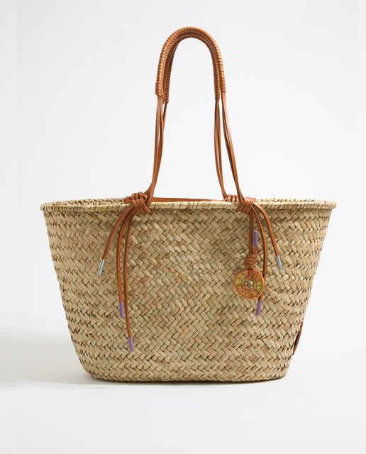 Imagen 0 de Bolso de hombro tipo shopper con logo