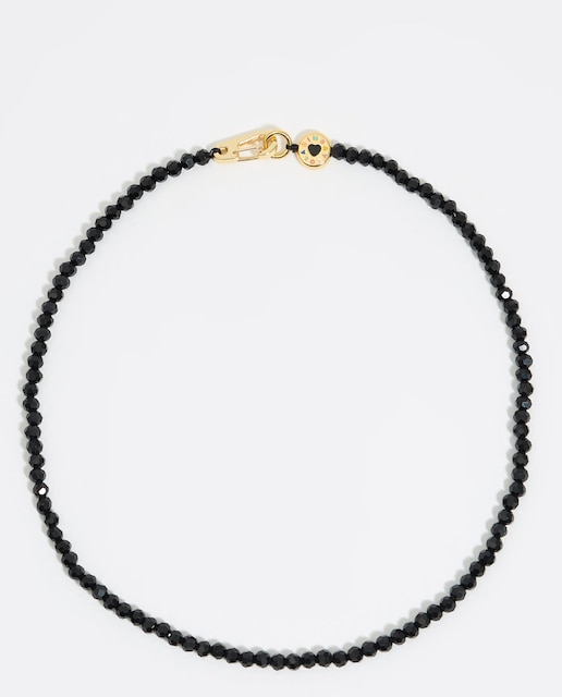 Imagen 0 de Collar logo y cristales negro