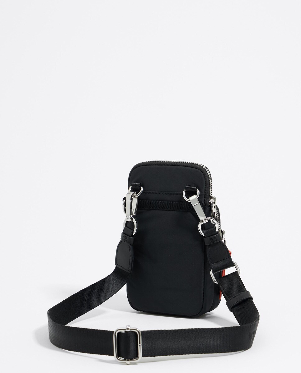 Bolso Nylon Bolso Bandolera Piel Negro Bimba Y Lola Bandolera De