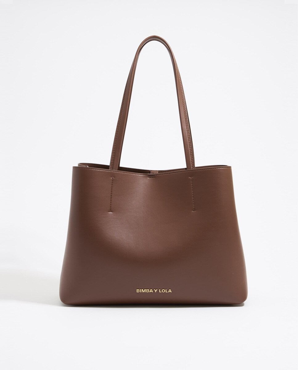 Bolsos de hombro de mujer shopper Chihuahua grande piel · Bimba y