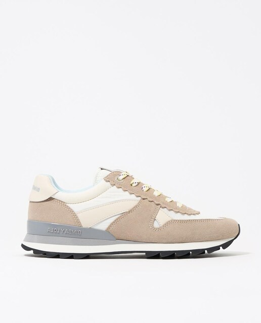 Imagen 0 de Zapatillas deportivas de mujer de cordones con colores