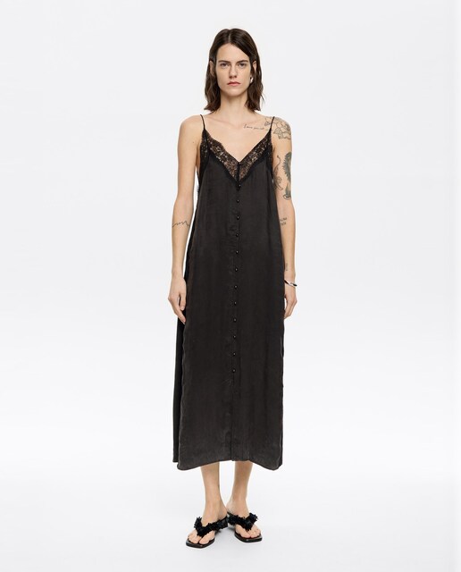 Imagen 0 de Vestido tirantes encaje
