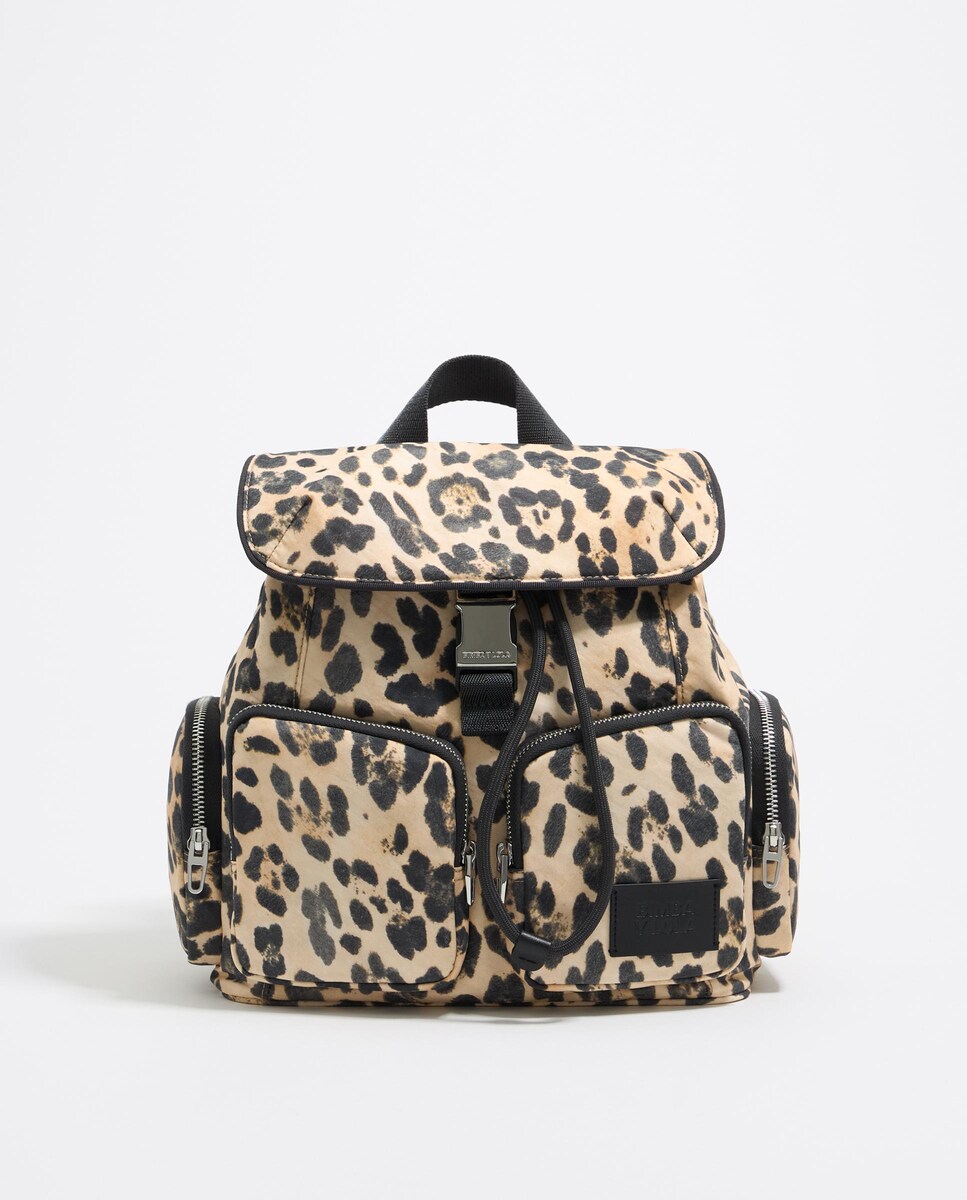 Mochila de mujer nylon estampada · Bimba y Lola · El Corte Inglés