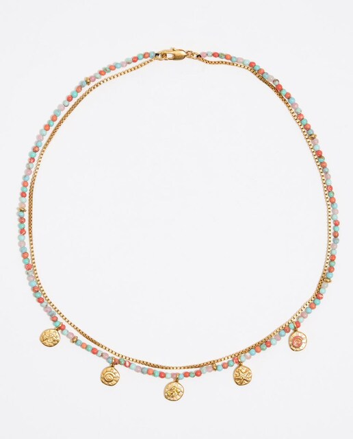 Imagen 0 de Collar doble de colores