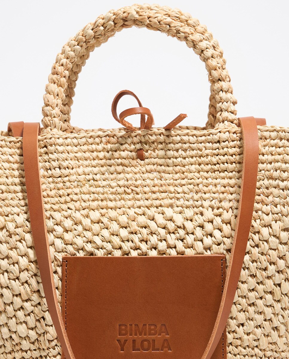 Women's Handbags Black Friday Bimba Y Lola Bolsos Raffia Tote