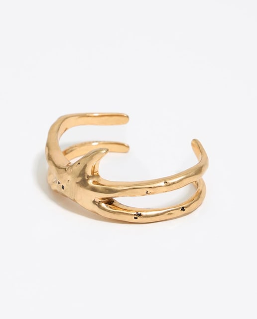 Imagen 0 de Brazalete estrella textura dorado envejecido