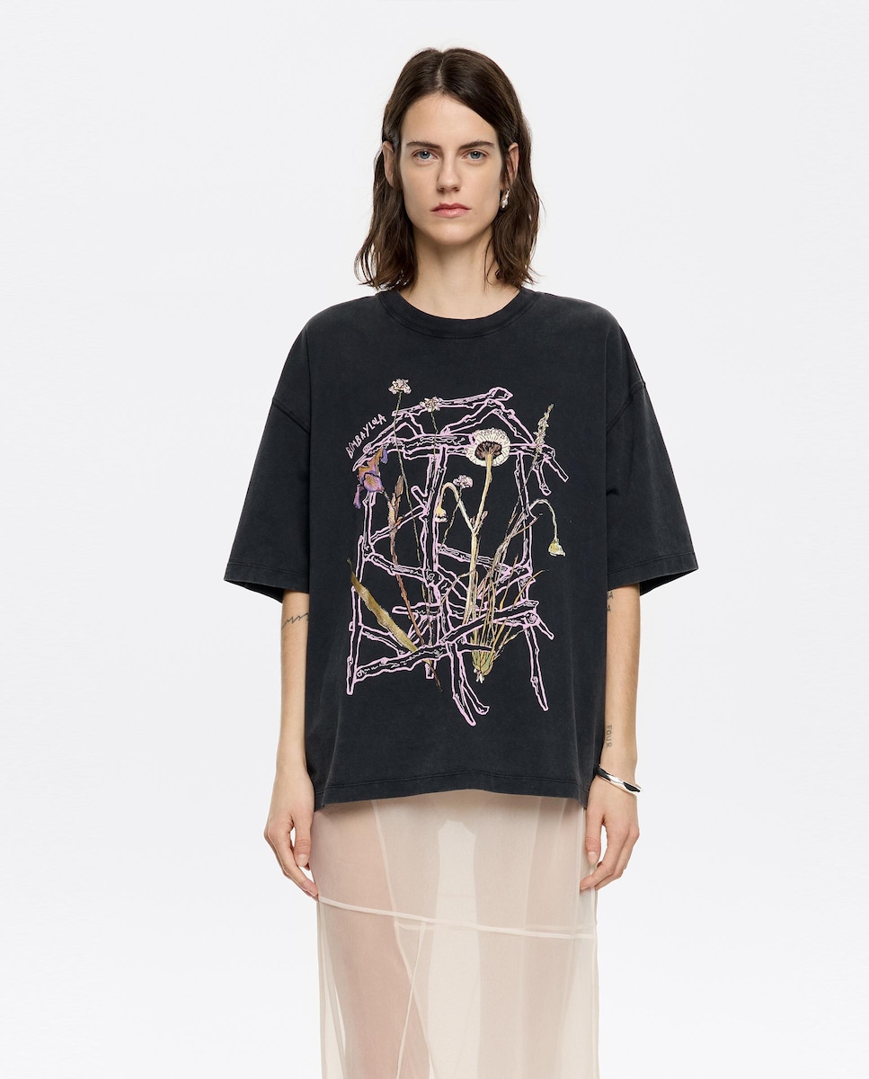 Moda Camisetas Bimba Y Lola El Corte InglÃ©s Camisa Oversize