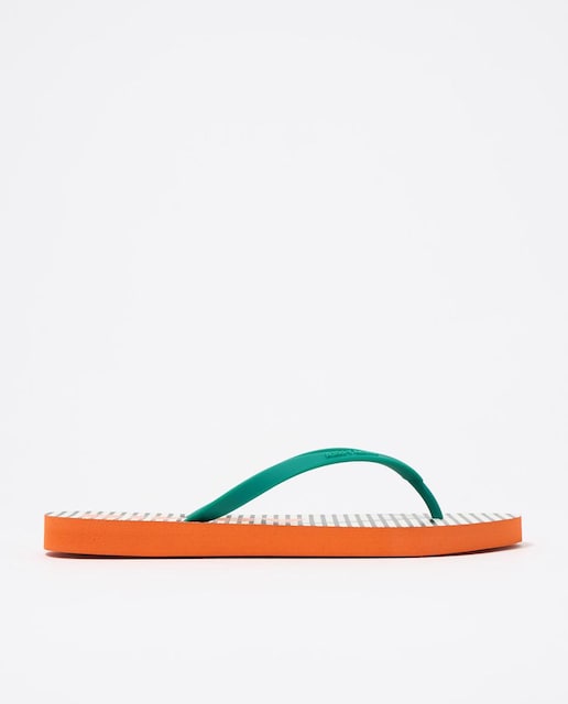 Imagen 0 de Chanclas de mujer con suela a rayas