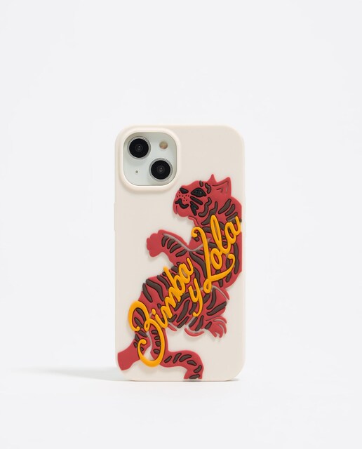 Imagen 0 de Funda de móvil iPhone 14 con tigre