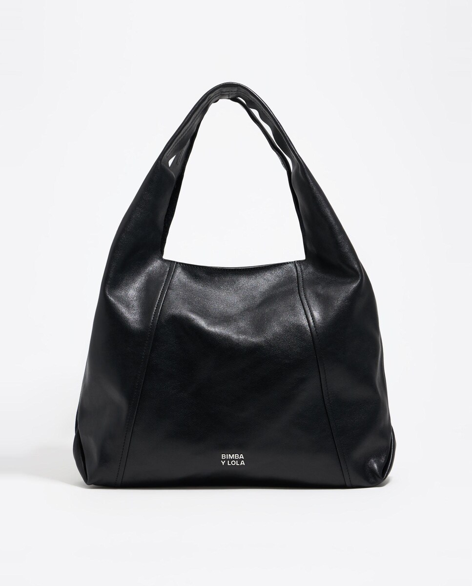 Bolso de mano de mujer de piel con logo · Bimba y Lola · El Corte