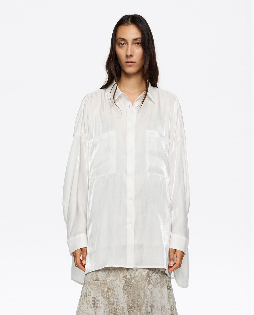 Camisa de mujer oversize brillante · Bimba y Lola · El Corte Inglés