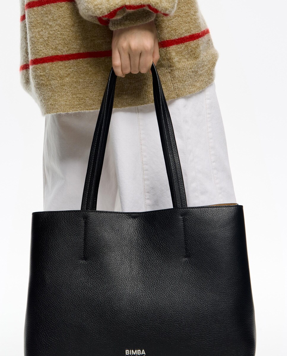 Bolso de hombro de mujer shopper piel · Bimba y Lola · El Corte Inglés - Main Image