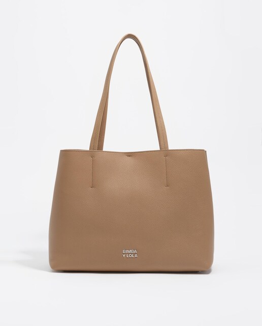 Imagen 0 de Bolso de hombro de mujer shopper piel