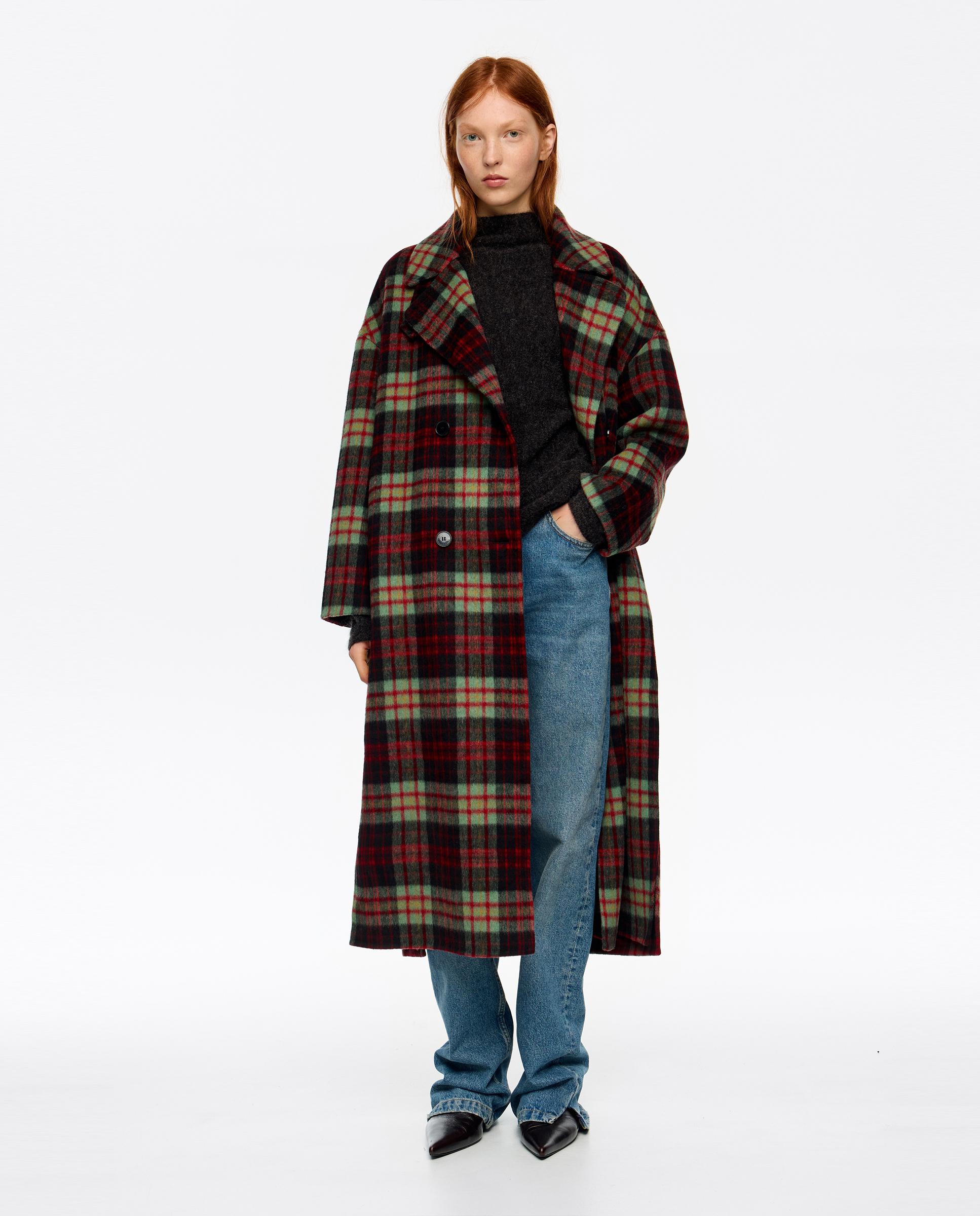 Abrigo de paño de mujer sastre doble faz