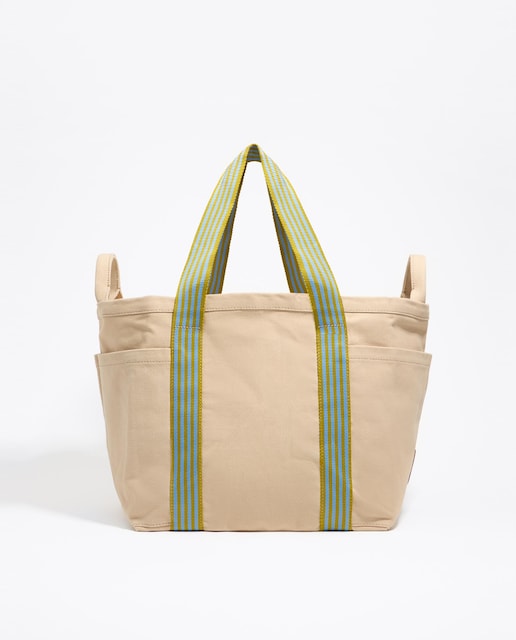 Imagen 0 de Bolso de playa de mujer grande tejido