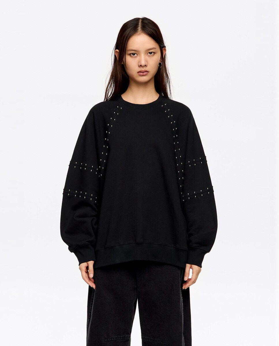 Sudadera Bimba Ropa Bimba Lola Sudadera De Mujer Oversize Remaches