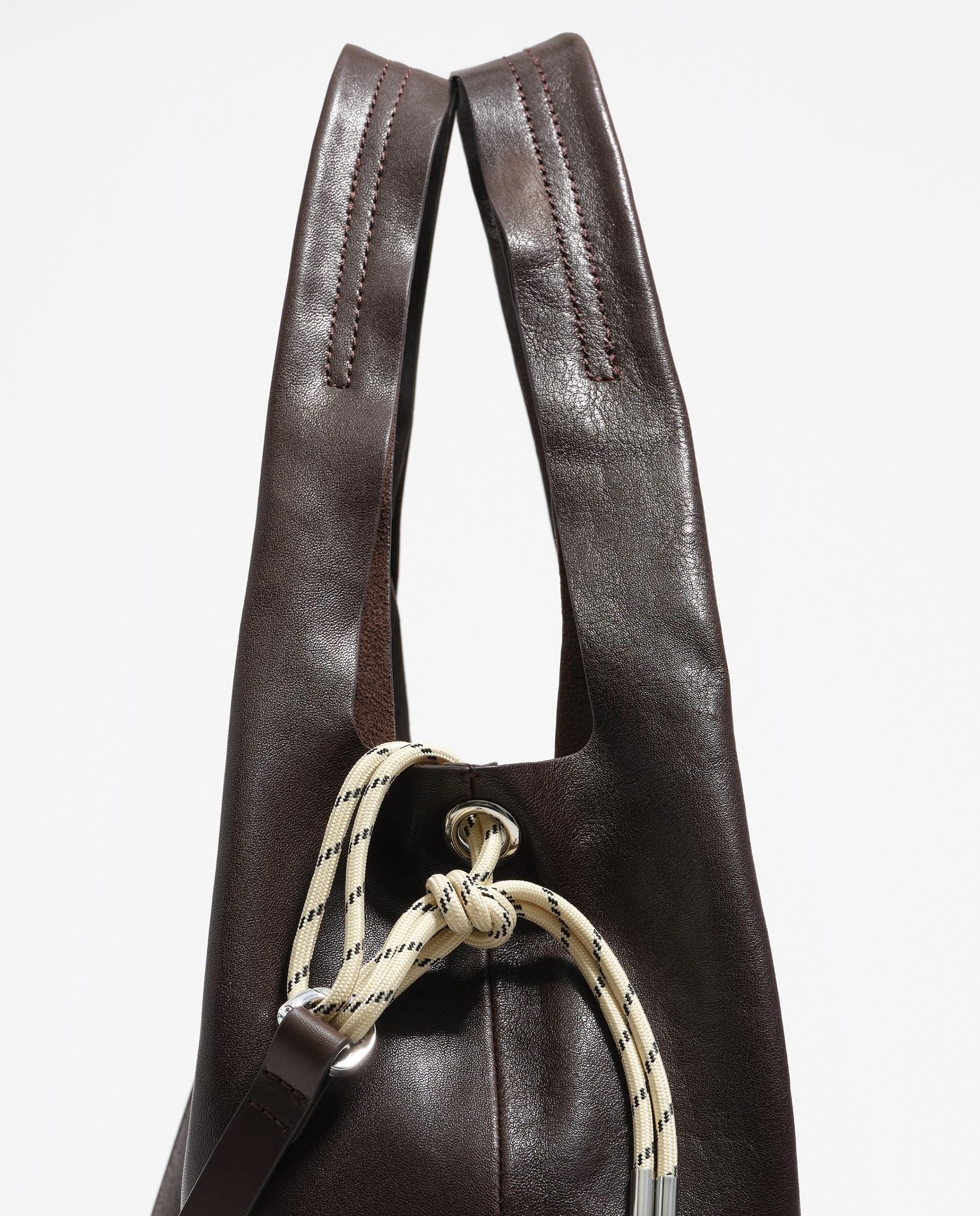 Bolso de hombro de mujer grande en piel - Bimba y Lola - Marrón Marrón-4