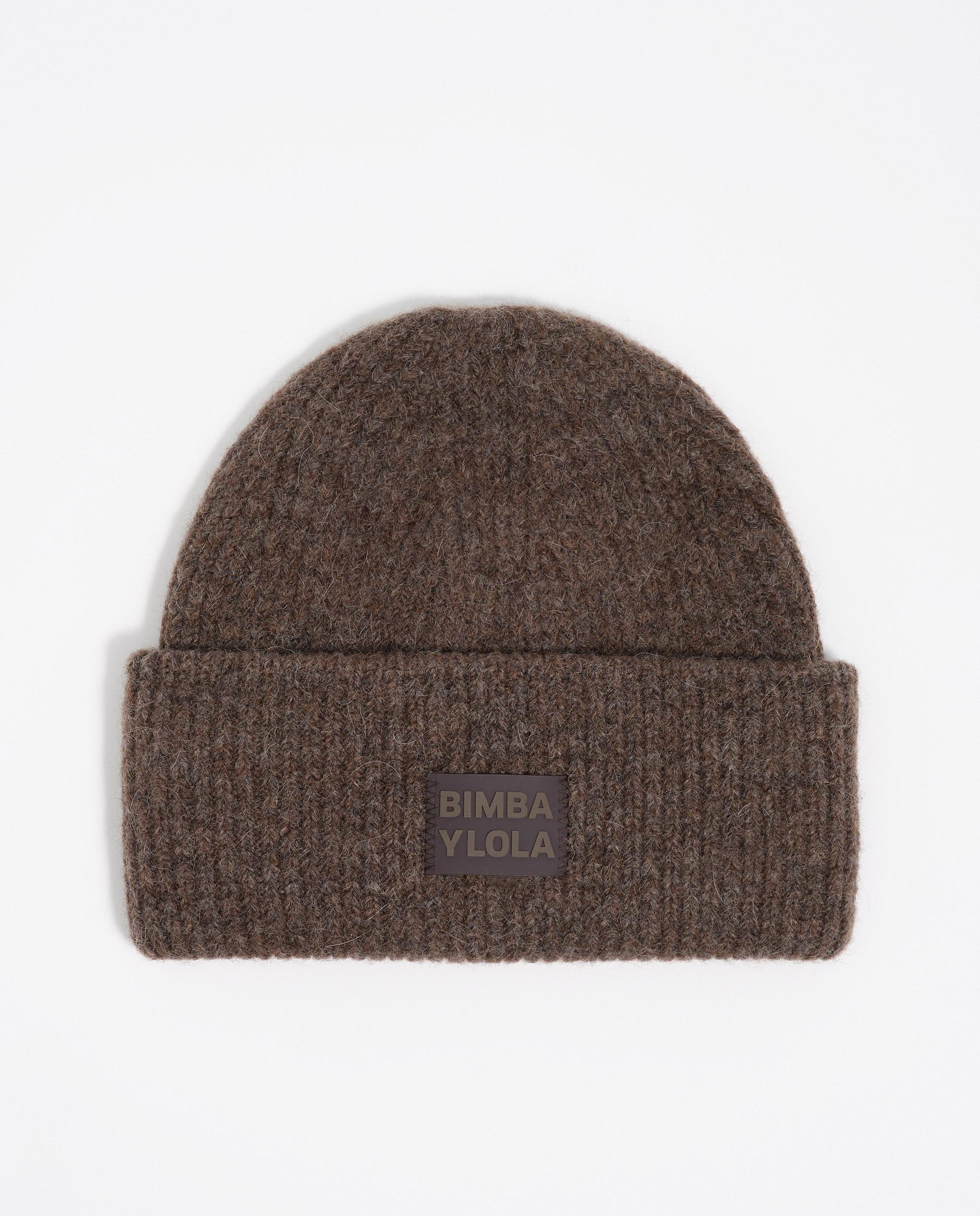 Gorro de mujer punto logo
