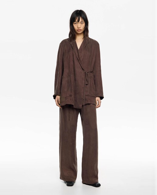 Imagen 0 de Chaqueta de mujer fluida cruzada