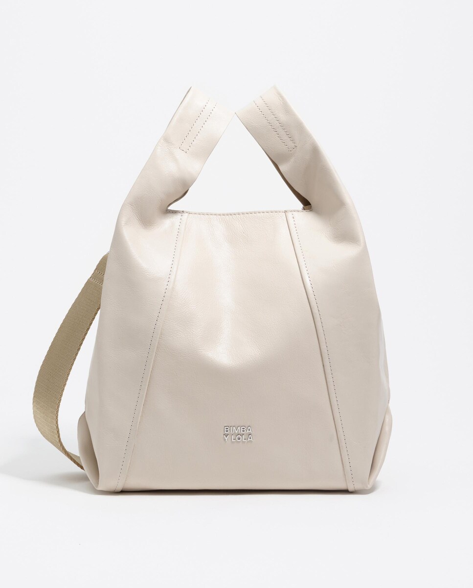 Bolso de hombro de mujer Paper piel mediano · Bimba y Lola · El